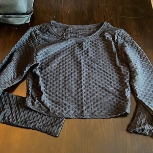 Born Primitive Long Sleeve Black Crop size small